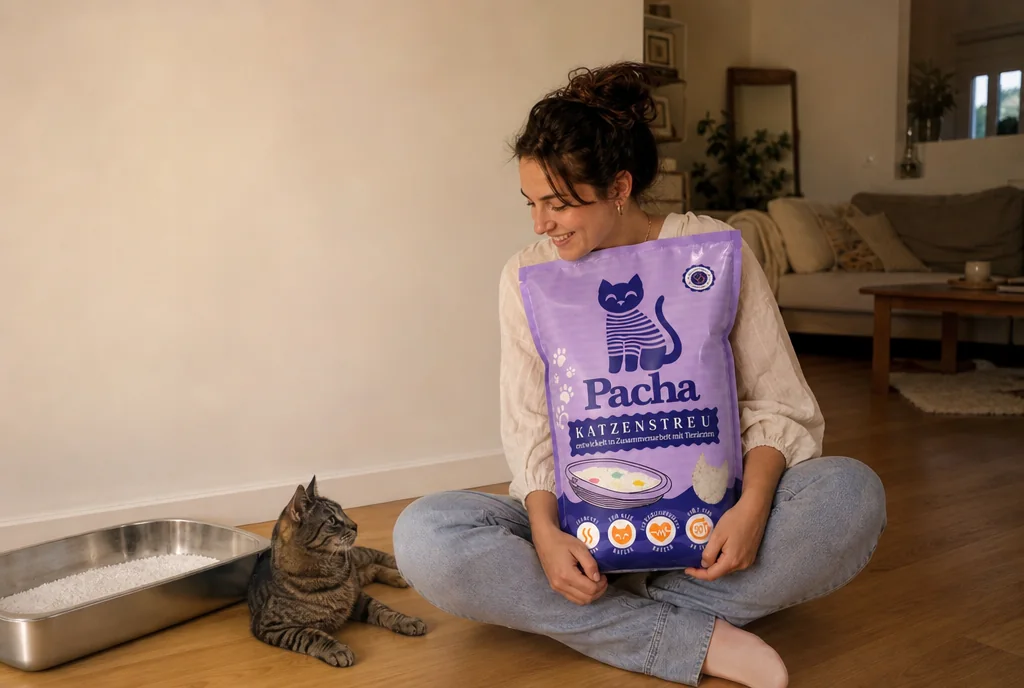 Geruchshemmende Katzenstreu Pacha